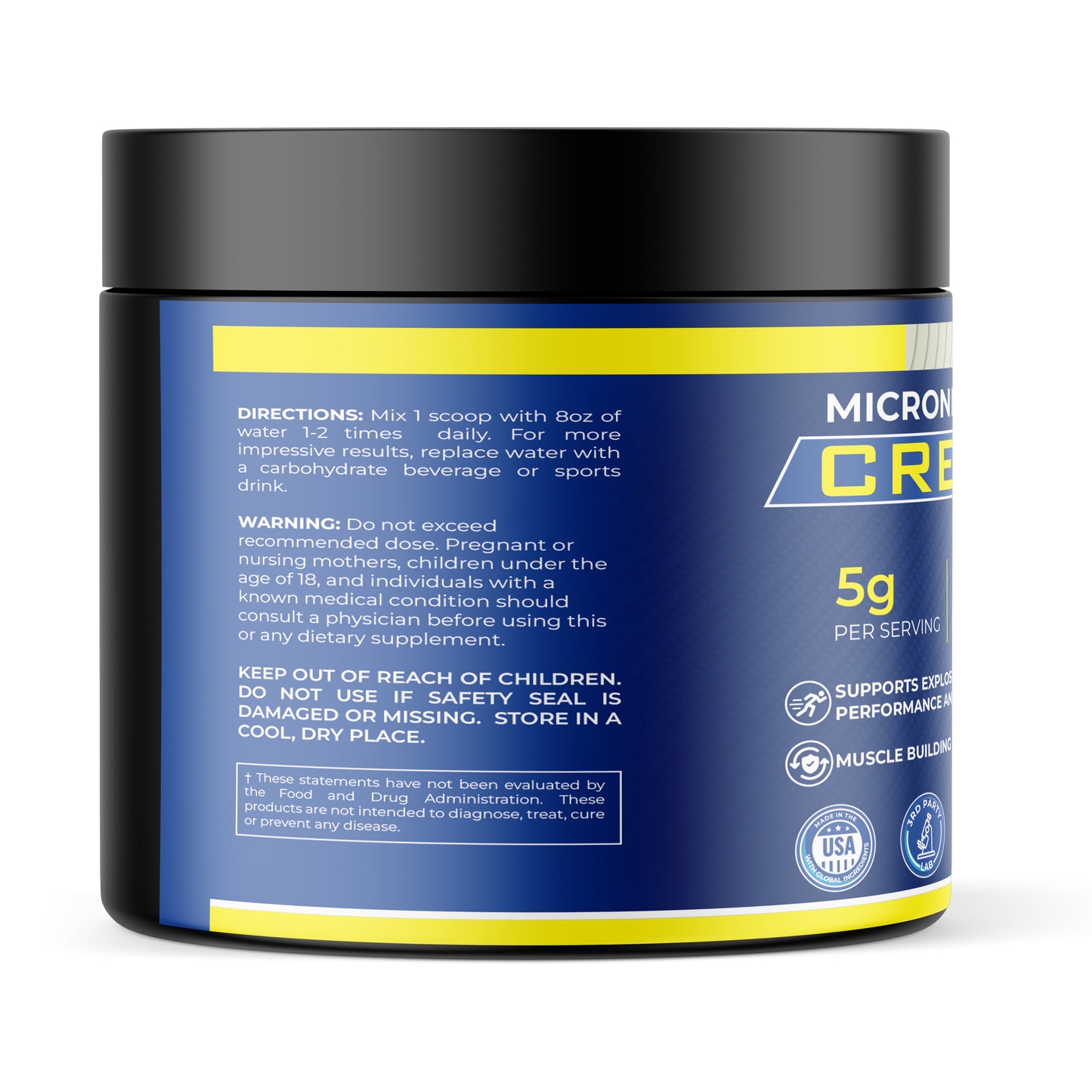 Creatine Monohydrate, Unflavored