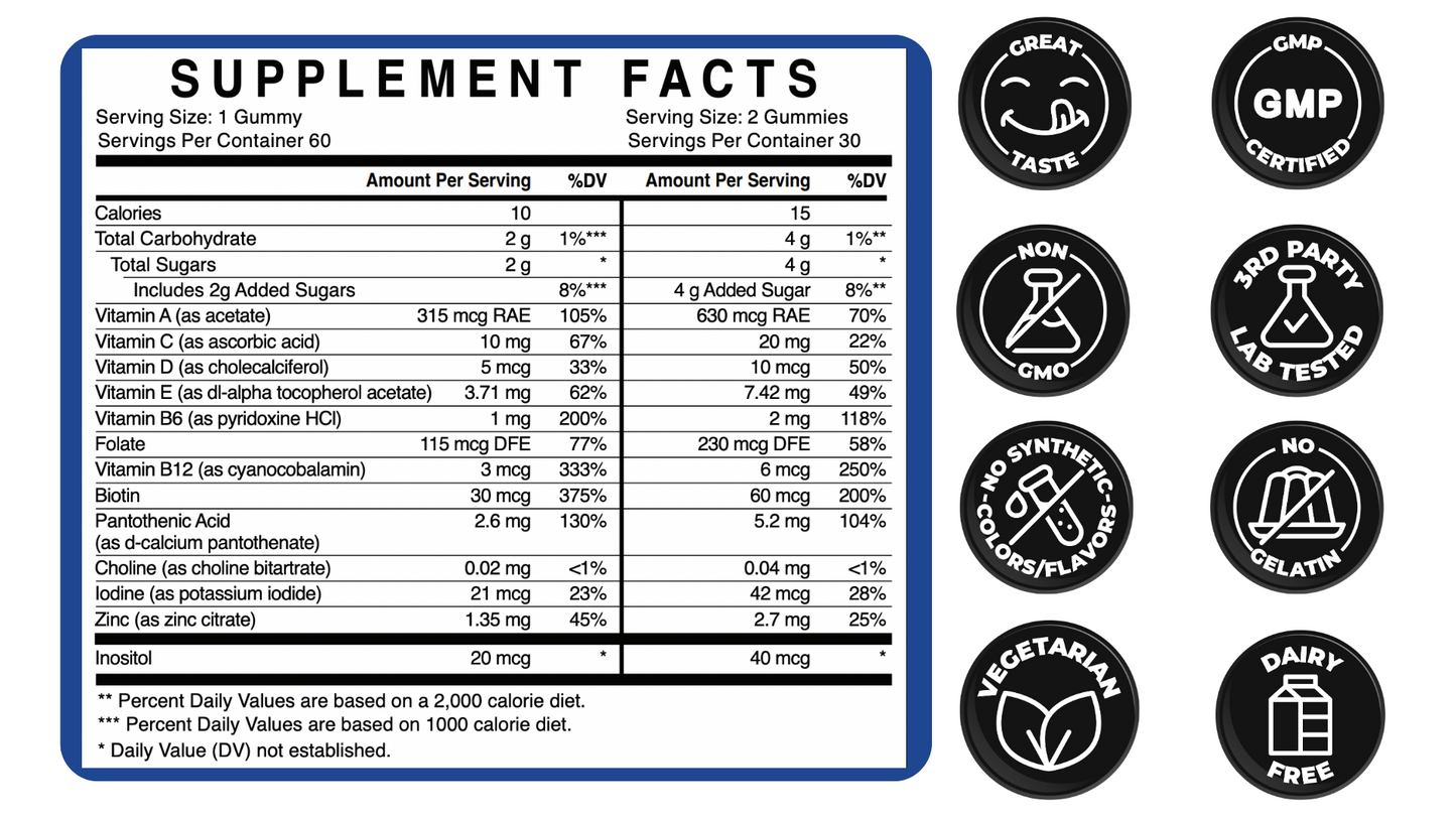 Hockey Hero Kids - Complete Multivitamin Gummy