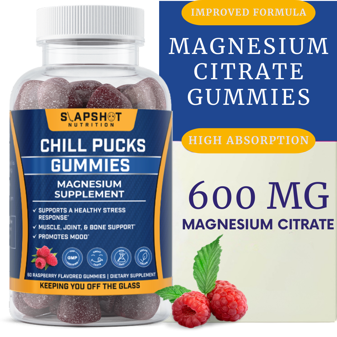 Magnesium Citrate Gummies - 600 MG - Vegan, Non GMO, 60 Count