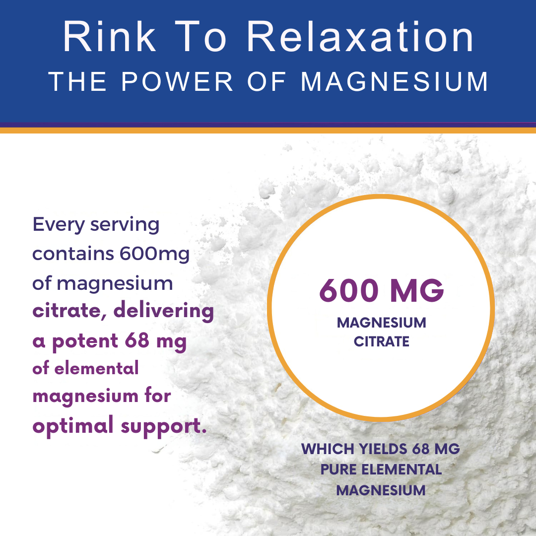 Magnesium Citrate Gummies - 600 MG - Vegan, Non GMO, 60 Count