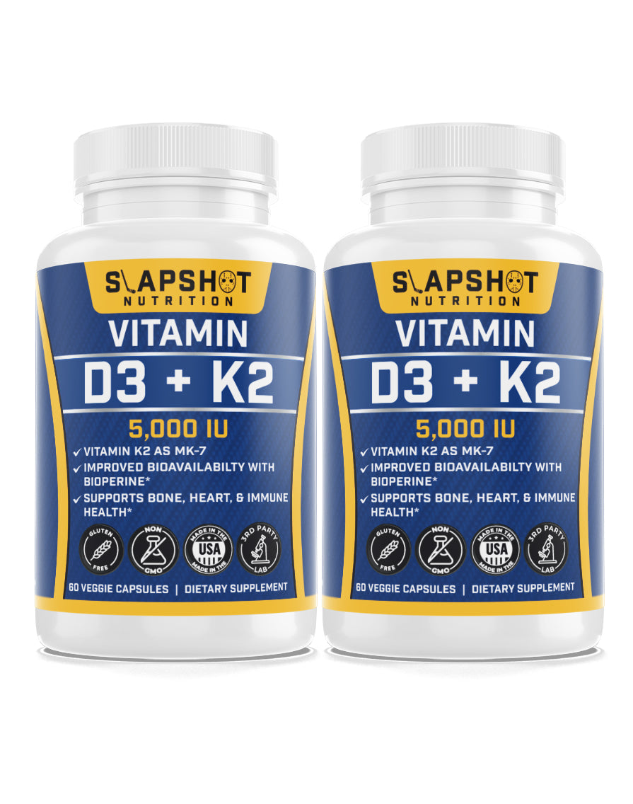 Vitamin D3 with K2 as MK7 (60 Count)