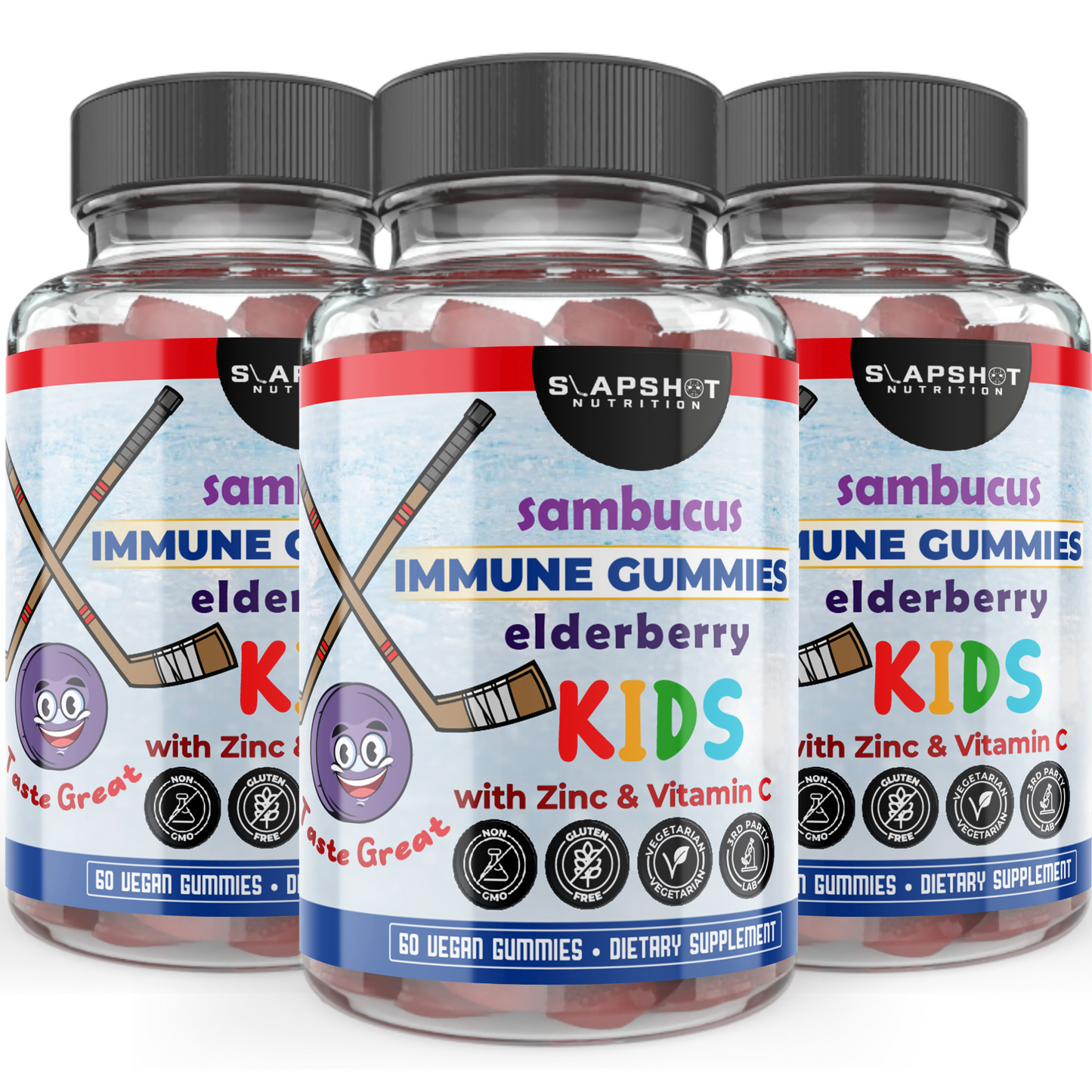 Kids Elderberry Gummy w/ Zinc & Vitamin C